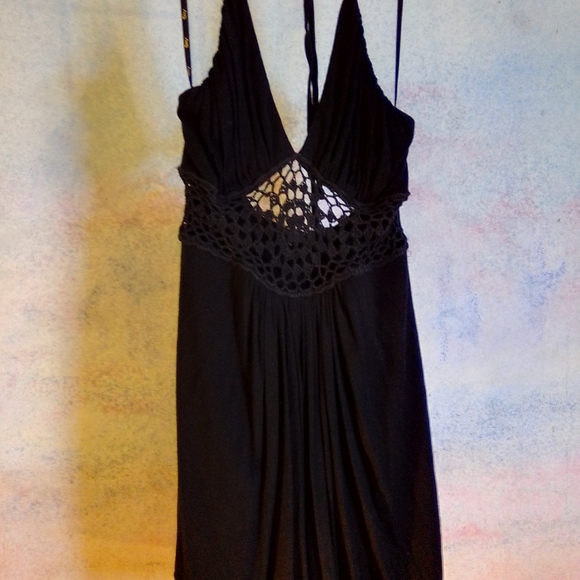 New tobi black "SKY" halter crochetw top w/ tags on - Picture 8 of 13